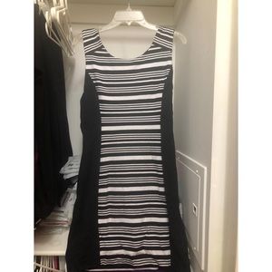 Express Striped Sleeveless Dress